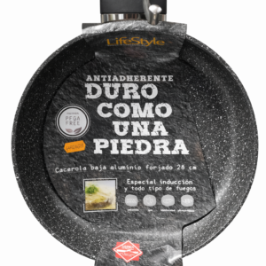 Sartén antiadherente efecto piedra 28 cm