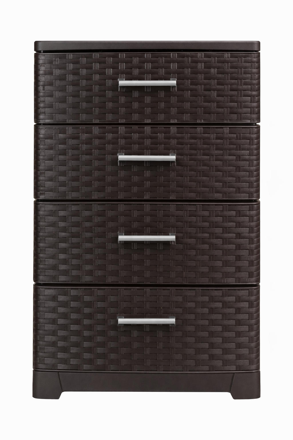 Cajonera organizadora estilo ratán 4 cajones