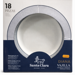 Vajilla 18 piezas Santa Clara Diana