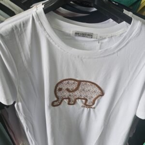 Camiseta Elefante Cesorios Blanca – Mujer